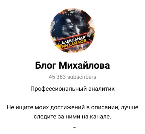 капер Блог Михайлова