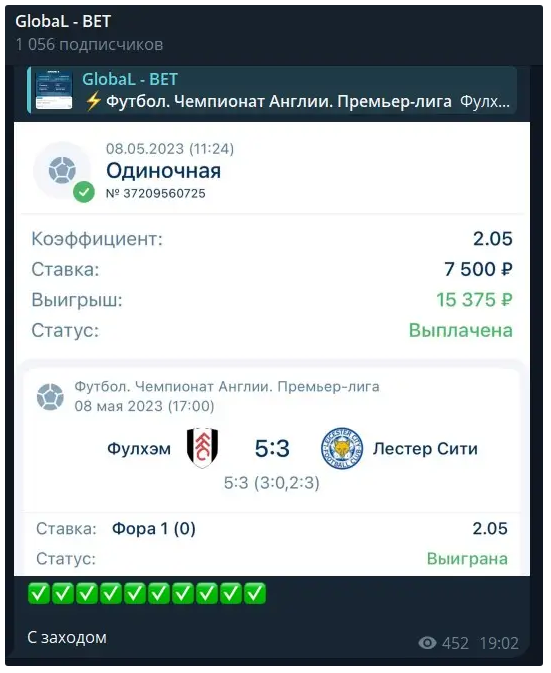 каппер GlobaL1BET