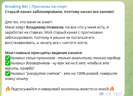 Информация о Владимире и проекте