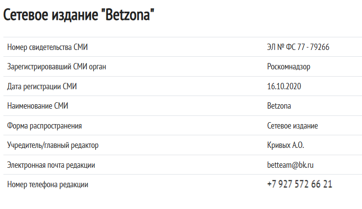 Информация о проекте