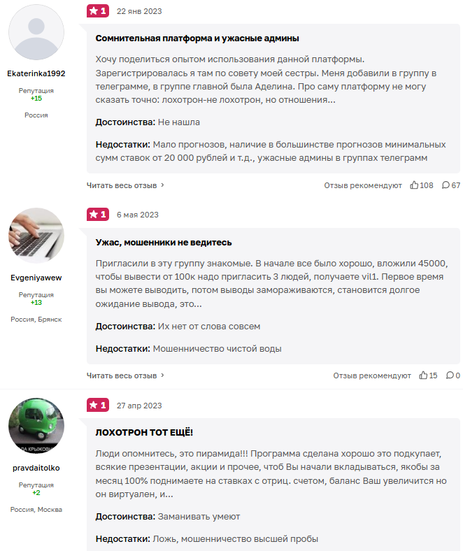 топ бум прогнозы