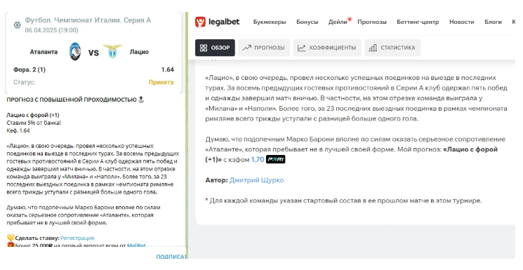 Украденное описание прогноза