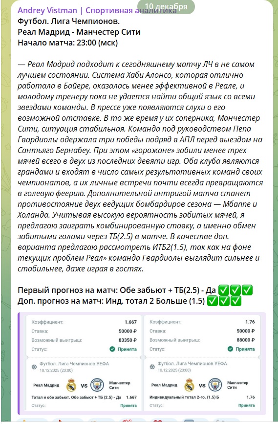 Андрей Вистман каппер