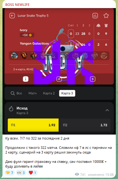 Статистика за два дня