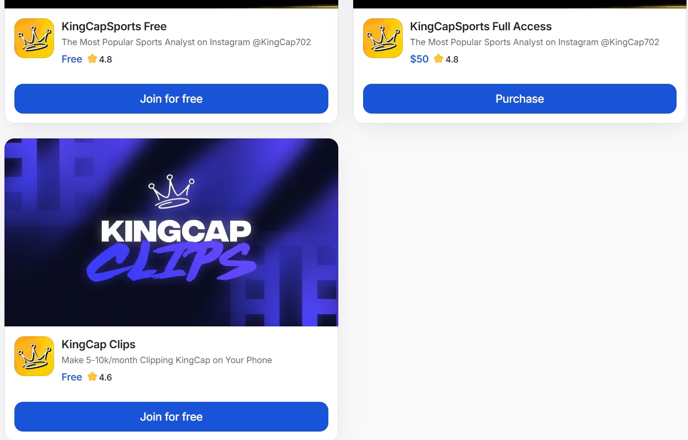 King Cap каппер