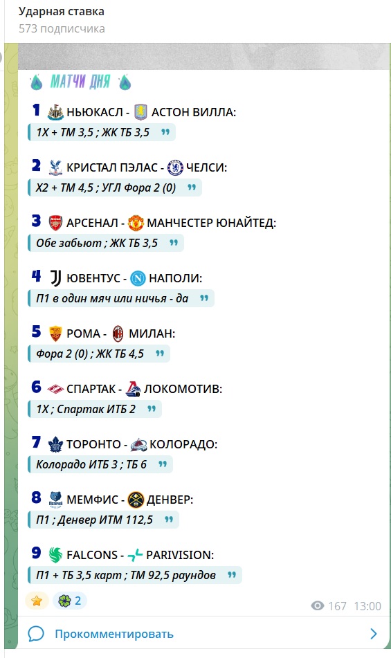 Ударная ставка каппер