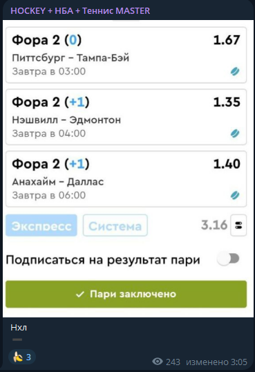 телеграм Hockeymasterone