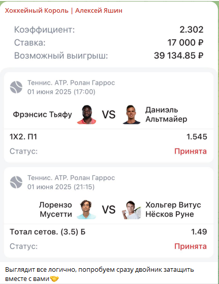 Экспресс на теннис Экспресс на теннис
